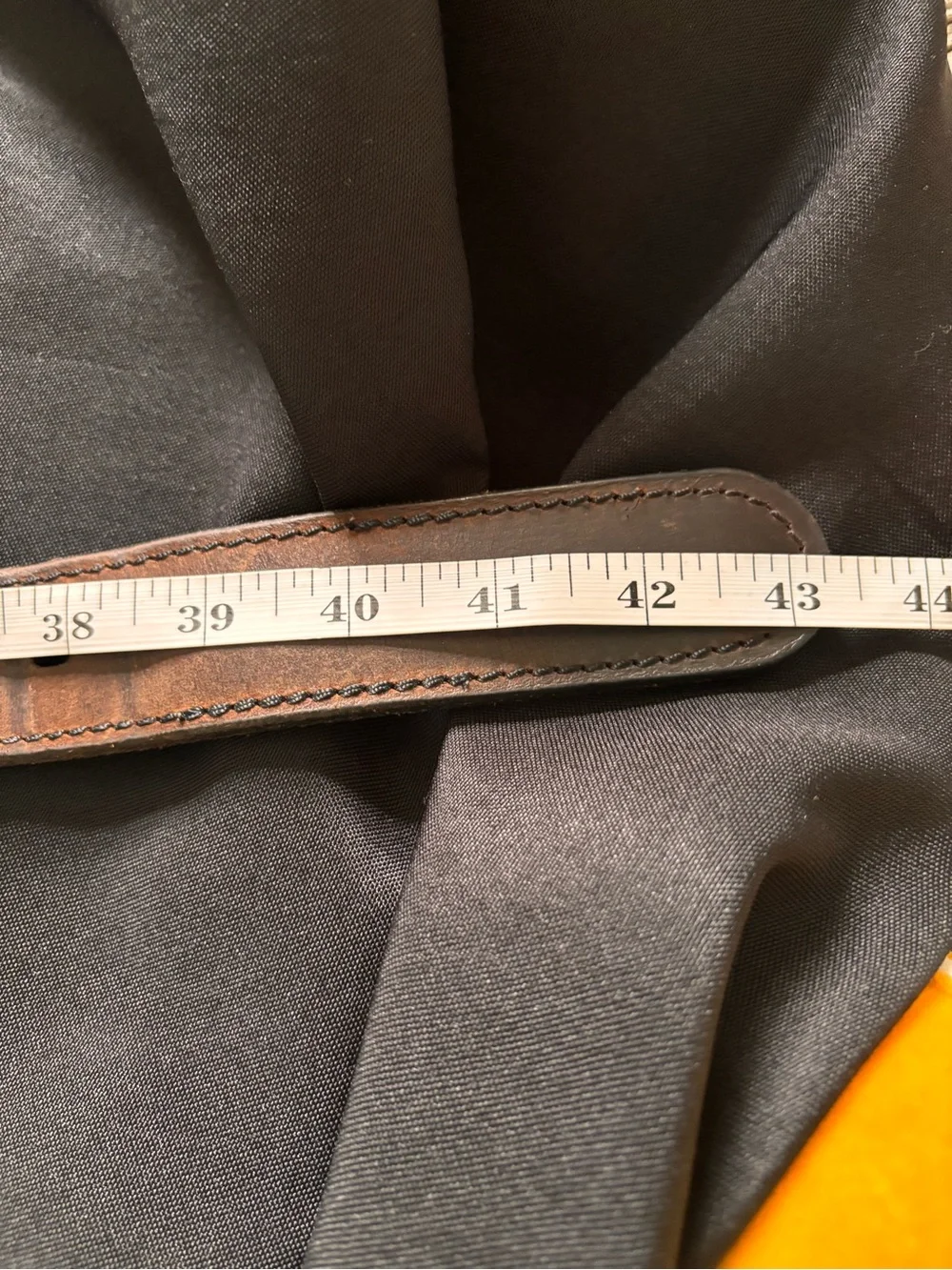 Brown Leather Men's Belt - Rustic Brown